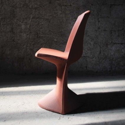 Moderner Stuhl - TULIP - BlueCycle - für den Innenraum / für Außenbereich / Kunststoff