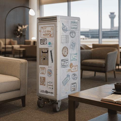 Flugzeugtrolley - PASSPORT  - Skypak - Lager / Plattform / Büro