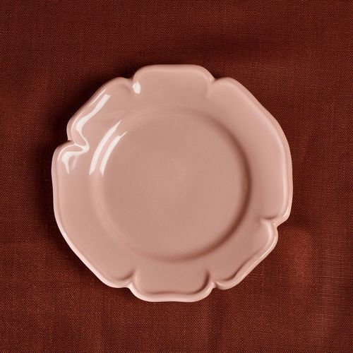 Dessertteller - MAISON PICHON - rund / emaillierte Keramik / einfarbig