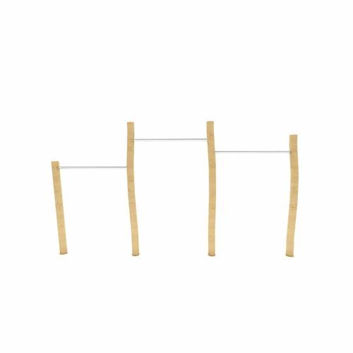 3-fach-Klimmzugstange - PULL UP - ASLIPARK ÇEVRE TASARIM VE MÜH. SAN. DIŞ TİC. LTD. ŞTİ (Robiwood) - Holz / für den Außenbereich / für Sportparcours