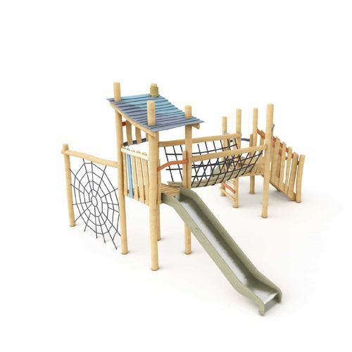 Kletternetz für Spielplätze - RPB2014-TS - ASLIPARK ÇEVRE TASARIM VE MÜH. SAN. DIŞ TİC. LTD. ŞTİ (Robiwood) - für professionellen Einsatz / für öffentliche Bereiche / für Schulen