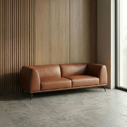 Modernes Sofa - AG 226 - UAB "Dzūkijos baldų fabrikas" - für den Innenbereich / Leder / mit Armlehnen