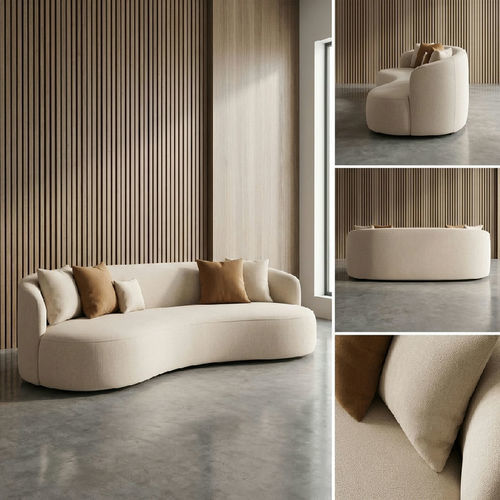 Modernes Sofa - A 114 - UAB "Dzūkijos baldų fabrikas" - für Wohnzimmer / Stoff / Polster