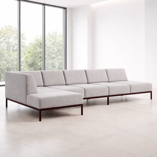 Ecksofa - DBF 830 - UAB "Dzūkijos baldų fabrikas" - modern / Stoff / Polyurethanschaum