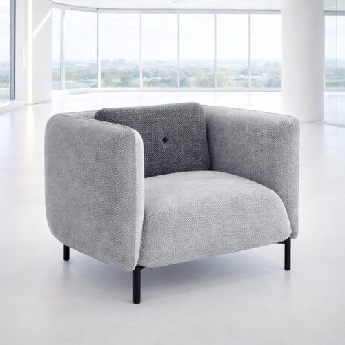 Bürosessel / organisches Design - DBF 845 - UAB "Dzūkijos baldų fabrikas" - Kunstleder / Stoff / Polster