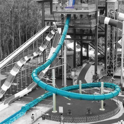 Drehende Wasserrutsche - DOWNWARD 2.0 - Aqua Venture Rides Pvt. Ltd. - für Aquapark / Hochgeschwindigkeit