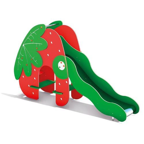 Gerade Rutsche - FRAGOLA - MACAGI s.r.l. - für Spielplätze / Polyethylen / Stahl