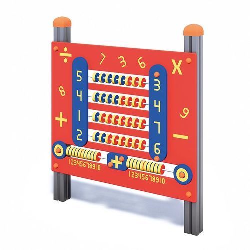 Kunststoff-Spielpaneel - PALLOTTOLIERE BABY - MACAGI s.r.l. - Metall / Abakus / für Lehrzwecke
