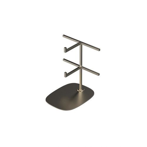 Optisch-Präsentierregal - FORM022_BS - Best Mannequins BV - gebürsteter Edelstahl / mit 2 Regalbrettern / für Einzelhandel