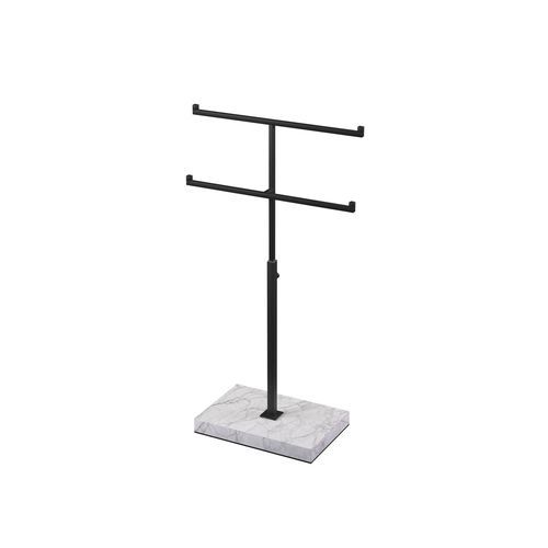 Präsentierregal für Schmuck - INT001_BL+MA01 - Best Mannequins BV - Tisch / Marmor / pulverbeschichteter Stahl