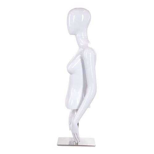 Frau-Büste - COSFT8AYL_WH+HG - Best Mannequins BV - abstrakt / Polystyrol / Edelstahl
