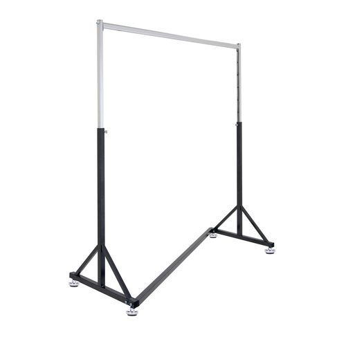 Industriedesign-Kleiderständer - TF-5003 - Best Mannequins BV - Chrom / pulverbeschichteter Stahl / mit Rollen