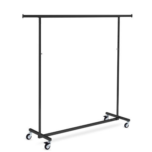 Moderner Kleiderständer - TF-524Q1C-80_BL - Best Mannequins BV - pulverbeschichteter Stahl / mit Rollen / für Bekleidungshandel