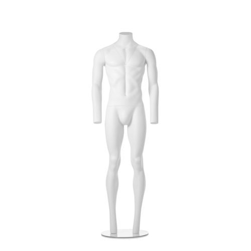 Mann-Schaufensterpuppe - Ghost mannequin - Best Mannequins BV - transparent / ohne Kopf / für Gewerbegebrauch