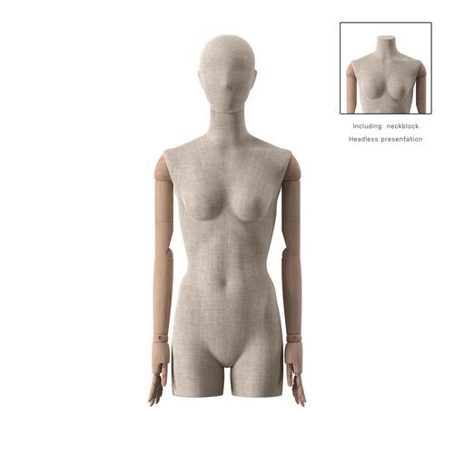 Modebüste - Best Mannequins BV - Stoff / Holz / nach Maß