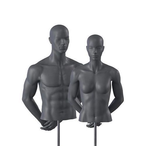 Sportliche Büste - Best Mannequins BV - Metall / ohne Kopf / sitzend