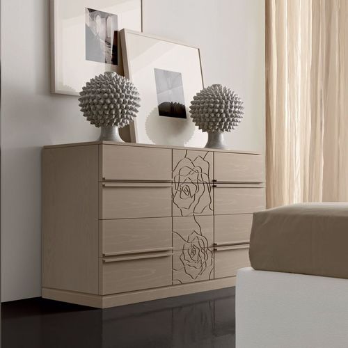 Moderne Kommode - TUAREG ROSETO - benedetti MOBILI - Holz / lackiertes Holz / mit Schublade