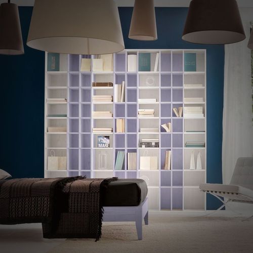 Modernes Bücherregal - AMICI - VT/YW  - benedetti MOBILI - Holz / weiß