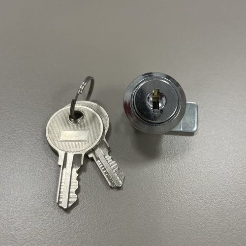 Zylinder-Sicherheits-Türschloss / mit Schlüssel - SN SYSTEMS S.R.L. - satiniert verchromt