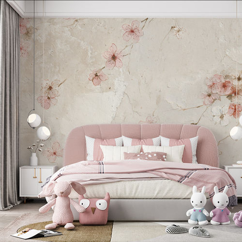 Moderne Tapete - PETAL TRACE - jaWalls - Vlies / Stoff / Blumenmotiv