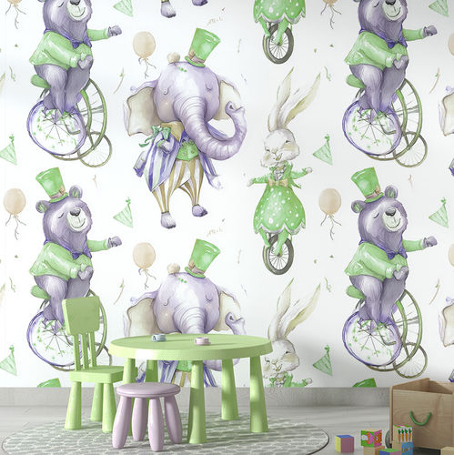 Moderne Tapete - GARDEN PLAY - jaWalls - Vlies / Stoff / PVC
