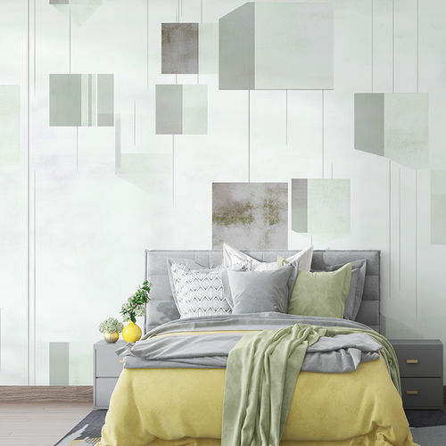 Moderne Tapete - GEOMETRIC VOID - jaWalls - Vlies / geometrisches Muster / Betonoptik