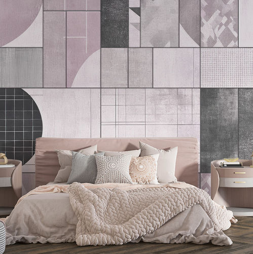 Moderne Tapete - INTERSECTING ROOMS - jaWalls - Vlies / geometrisches Muster / 3D-Effekt