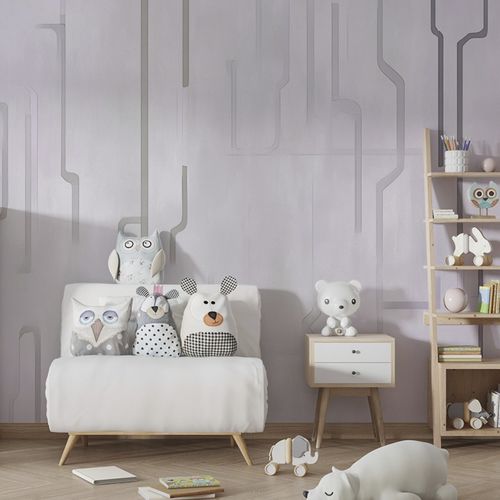Moderne Tapete - CONNECTED LINES - jaWalls - Vlies / Motiv / geometrisches Muster