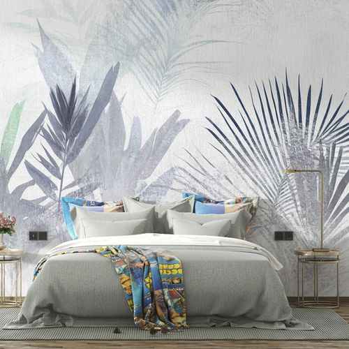 Moderne Tapete - DELICATE PALMS - jaWalls - Vlies / Motiv / Naturmotiv