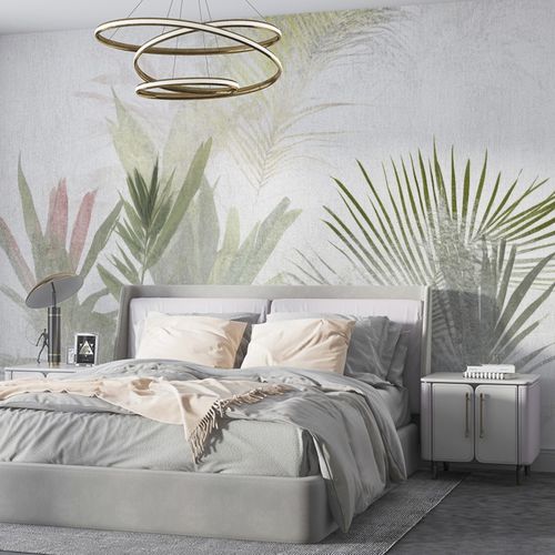 Moderne Tapete - DELICATE PALMS - jaWalls - Vlies / Motiv / Naturmotiv
