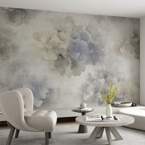 Moderne Tapete - ETHEREAL BLOOM - jaWalls - Vlies / Blumenmotiv / Blumen
