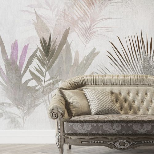 Moderne Tapete - DELICATE PALMS - jaWalls - Vlies / Motiv / Naturmotiv