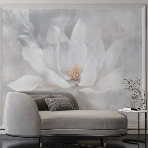 Moderne Tapete - SUBLIME MAGNOLIA - jaWalls - Vlies / Blumenmotiv / Blumen