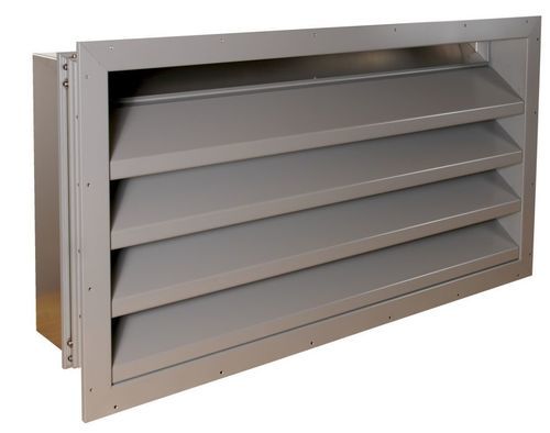 Aluminium-Lüftungsgitter - AWW 320 - EuroLam GmbH - anodisiertes Aluminium / extrudiertes Aluminium / rechteckig