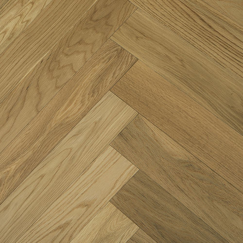 Mehrschichtparkett - HERSTP-OAK100 - lesna - Eiche / MDF / lackiert