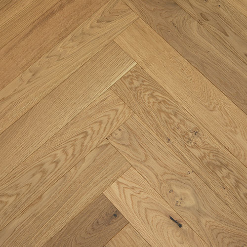 Mehrschichtparkett - HERSTM-OAK580 - lesna - Eiche / matt / lackiert