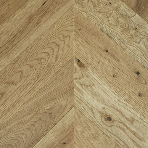 Mehrschichtparkett - HERLOU-OAK420 - lesna - Eiche / Fischgrät / lackiert