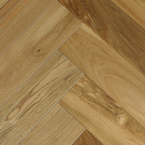 Mehrschichtparkett - HERALP-CAN011 - lesna - Eiche / Herringbone / gebürstet
