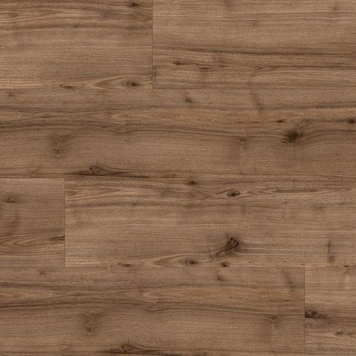Nussbaum-Laminatboden - LAGO - lesna - HDF / schwimmend / Holzoptik
