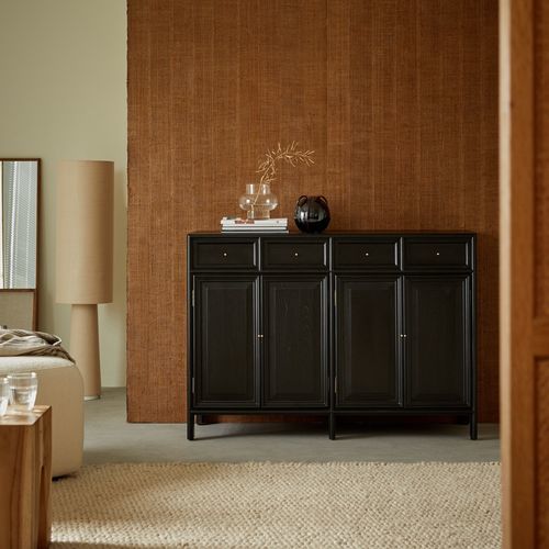 Klassisches Sideboard - ANNA - TICKET FOR THE MOON - lackiertes Holz / lackiertes Holz / mit Schubladen