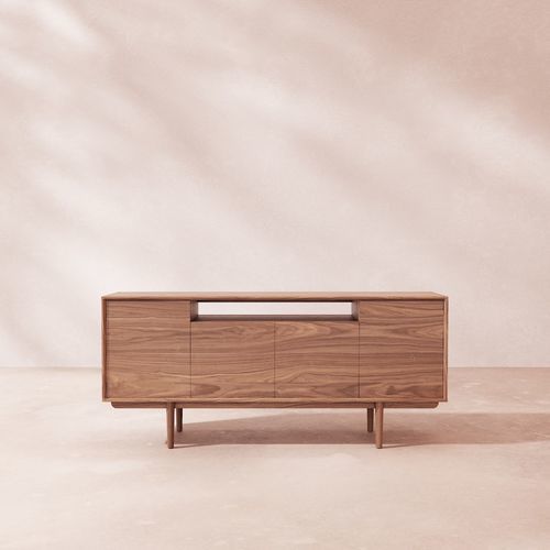 Modernes Sideboard - ELLIE - TICKET FOR THE MOON - Verbundwerkstoff / Massivholz / geöltes Holz