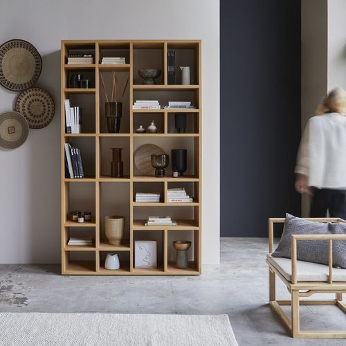 Hohes Bücherregal - EYOTA - Tikamoon - modern / für Büro / für Wohnbereich