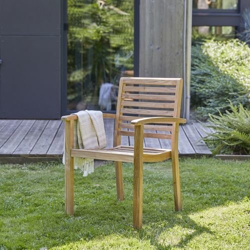 Moderner Sessel - ANDRIA - Tikamoon - Teakholz / Massivholz / Massivholz
