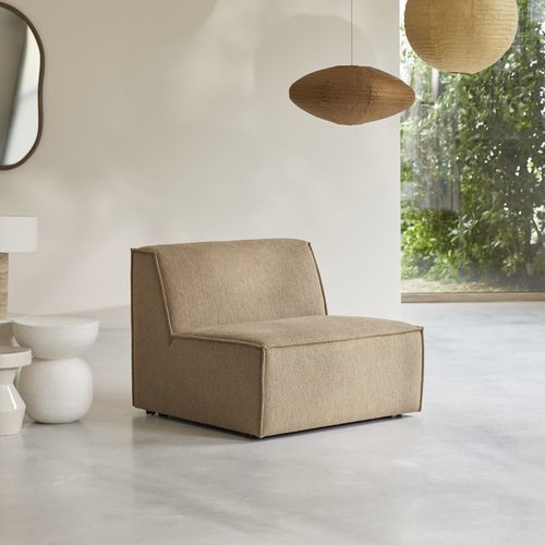 Moderner Sessel - DARIO - Tikamoon - Stoff / Polyester / Kiefer