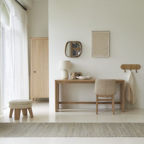 Schreibtisch für Open Space - EDEN - Tikamoon - bodenstehend / minimalistisches Design / Massivholz