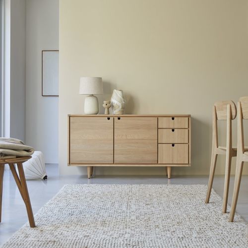 Sideboard mit hohen Beinen - JON&Agrave;K - Tikamoon - skandinavischer Stil / Massivholz / geöltes Holz