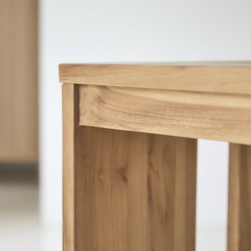 Bodenstehender Schreibtisch - EDEN - Tikamoon - modern / Massivholz / Teakholz