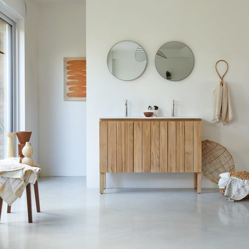 Moderner Badezimmer-Schrank - JILL - Tikamoon - für Privatgebrauch / für Gewerbegebrauch / Keramik