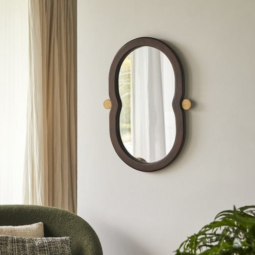 Wandmontierter Spiegel - AGATE - Tikamoon - hängend / für Gewerbegebrauch / organisches Design