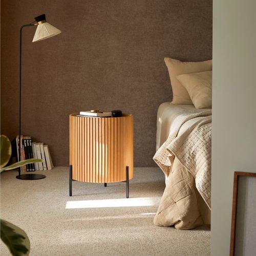 Nachttisch / Art Deco-Stil - LOU - Tikamoon - Metall / lackiertes Holz / Gestell aus Metall